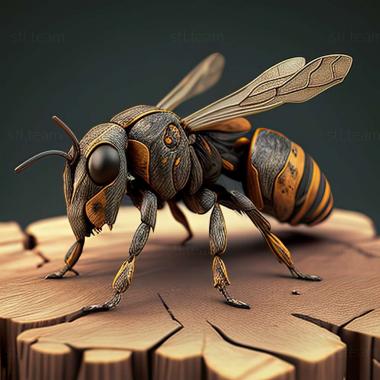 3D model Hylaeus altaicus (STL)